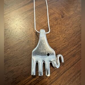 Elephant Fork Necklace